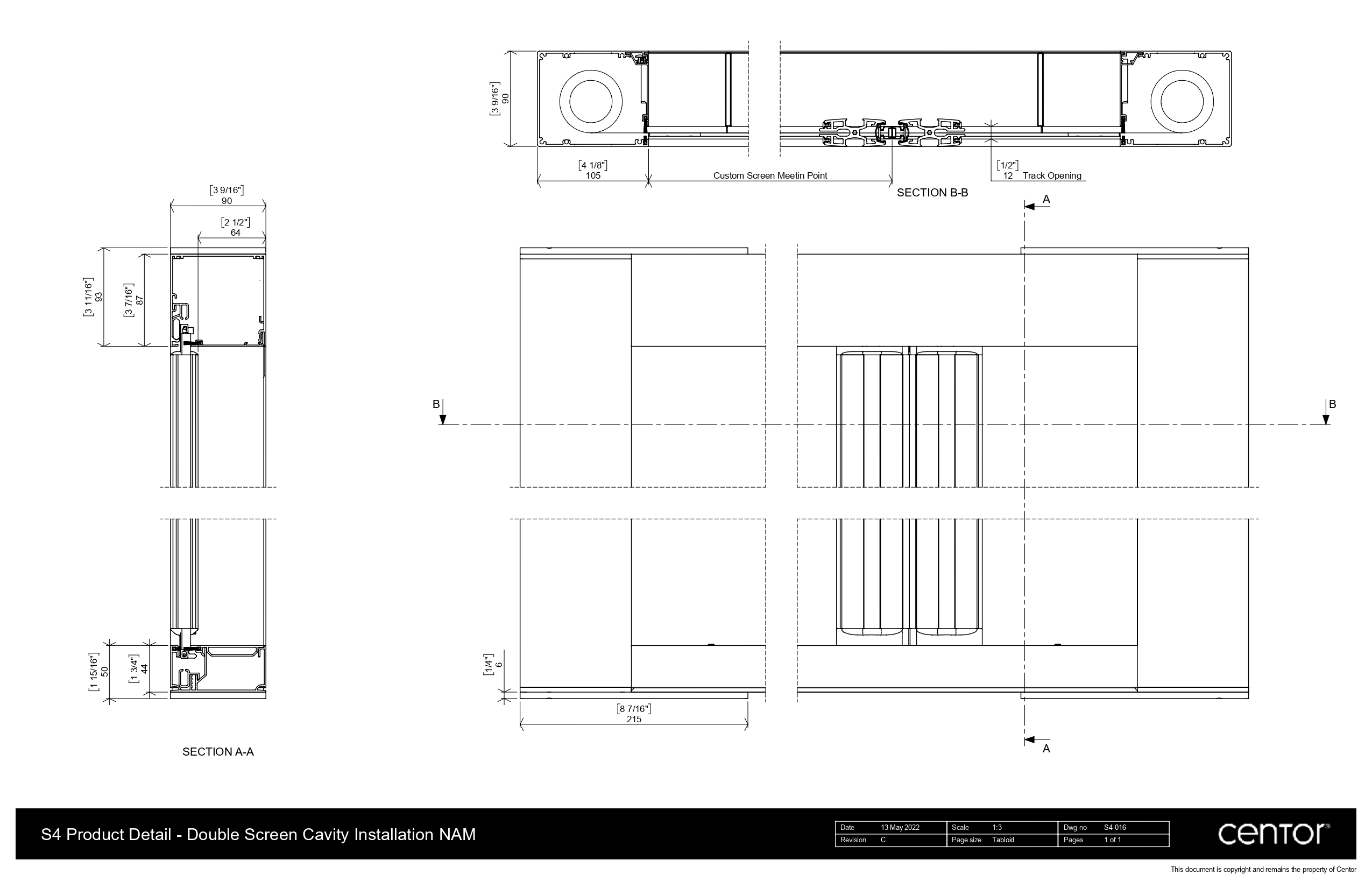 S4-016 Screen Product Detail - Double Screen Cavity Installation NAM (C) (1)_page-0001
